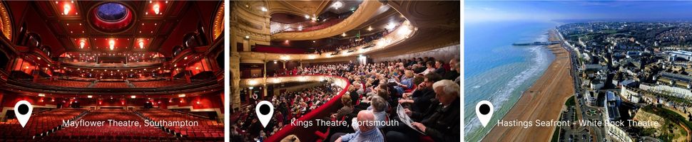 Theatres across South East England